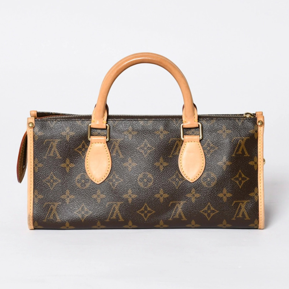 LOUIS VUITTON Monogram Popincourt handbag canvas Brown